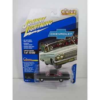 Johnny Lightning 1:64 Chevrolet Bel Air 1962 tuxedo black